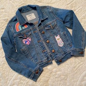 🌈 Embellished Girls Old Navy Jean Jacket 🌈